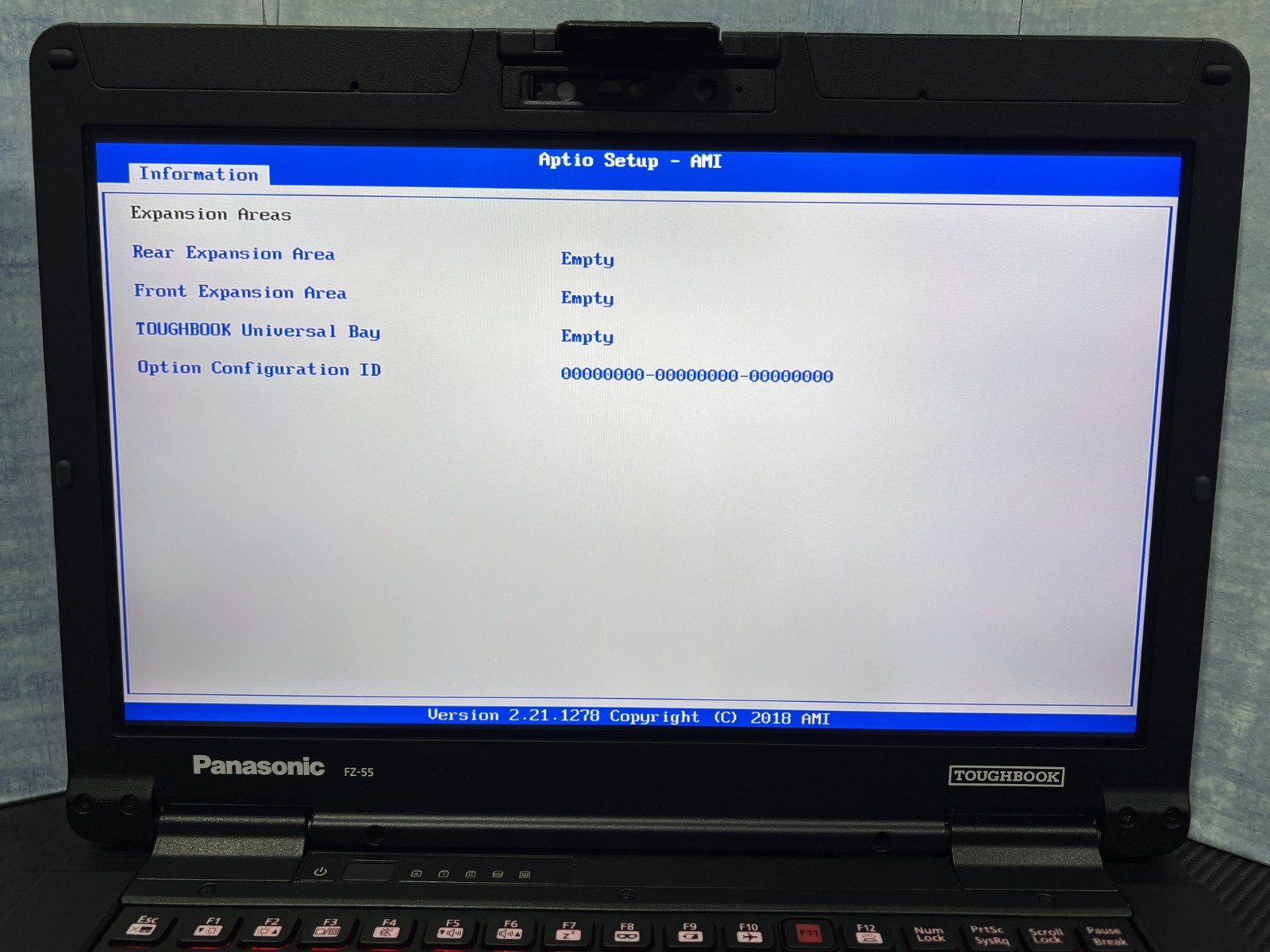 Panasonic Toughbook FZ-55FZ-14VM i7-1185G7,16GB,256GB(NVMe),Iris Xe video,490Hrs