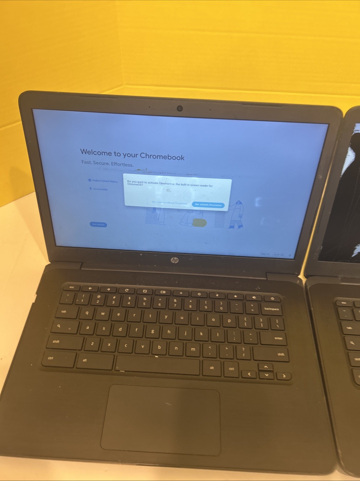 2x HP Chromebook 14 G5 Chrome OS Working See Photos