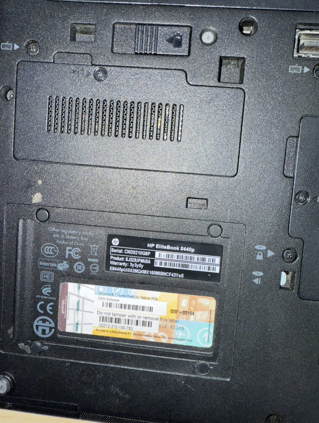 Lot of 4 HP Laptops (PARTS/REPAIR)