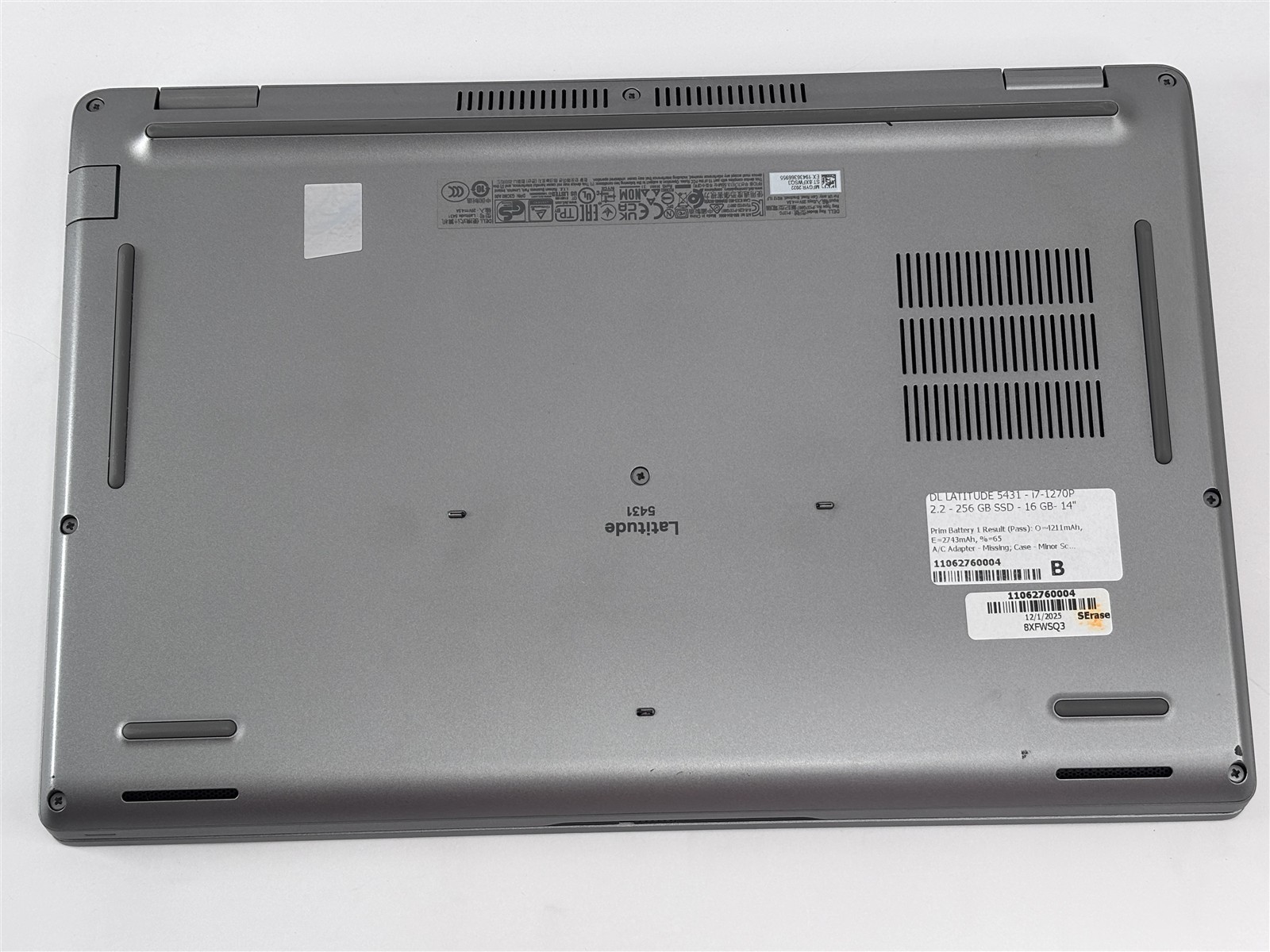 Dell Latitude 5431 14″ 16GB 256GB SSD Intel Core i7-1270P Intel Iris Xe 2.2GHz