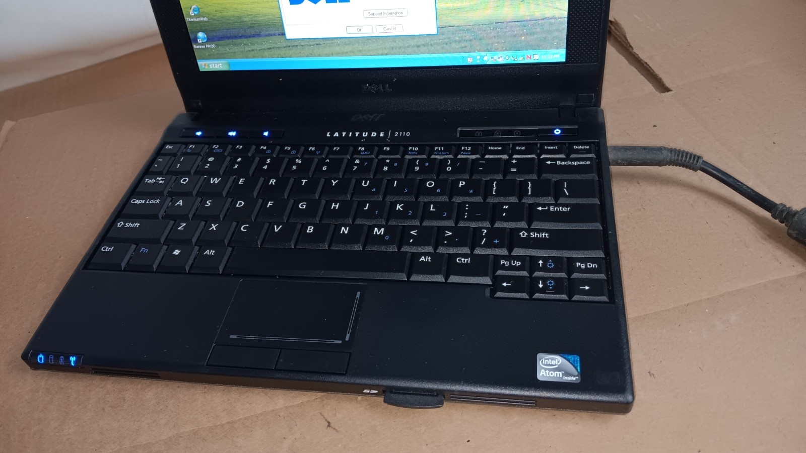 Dell Latitude 2110 Laptop Intel Atom N470 @ 1.83GHz 2GB 10.1″ LCD Windows XP pro
