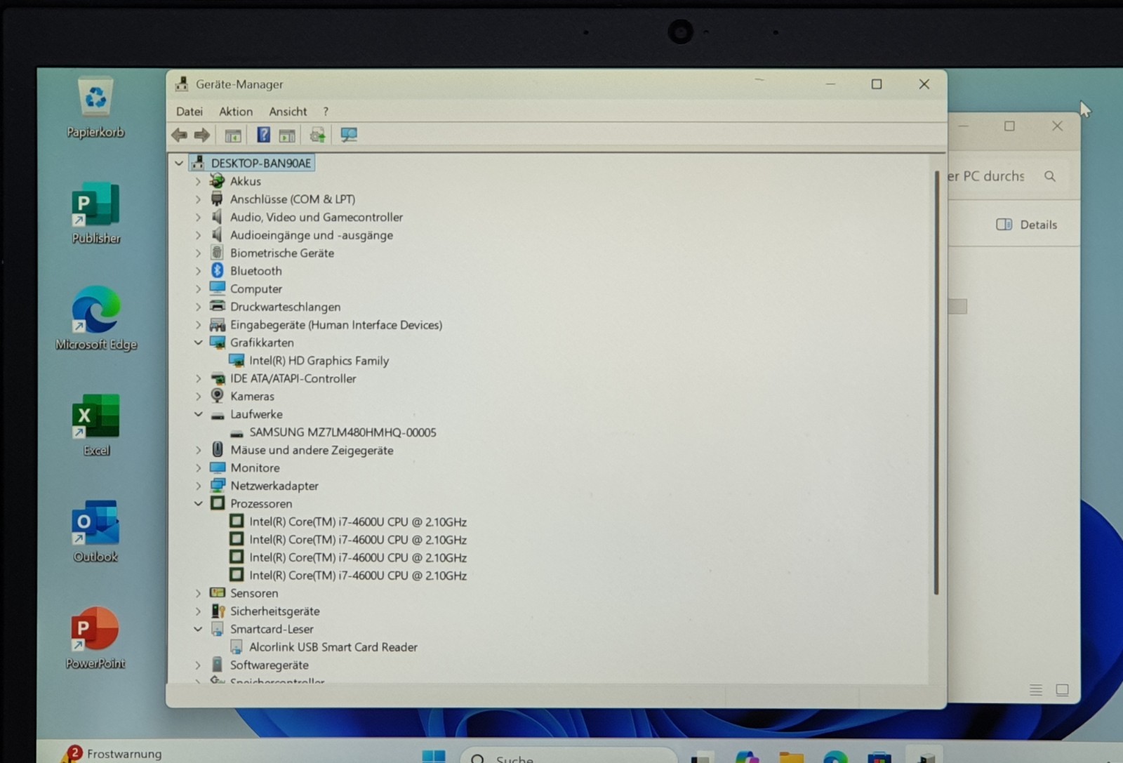 Lenovo T440s Windows 11 Notebook i7 2.10GHz 12GB 480GB Laptop mDP VGA USB3 14″