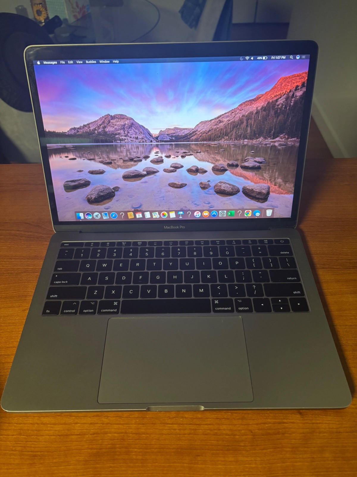 2017 Macbook pro in good condition. 13-inch, Two Thunderbolt 3 ports