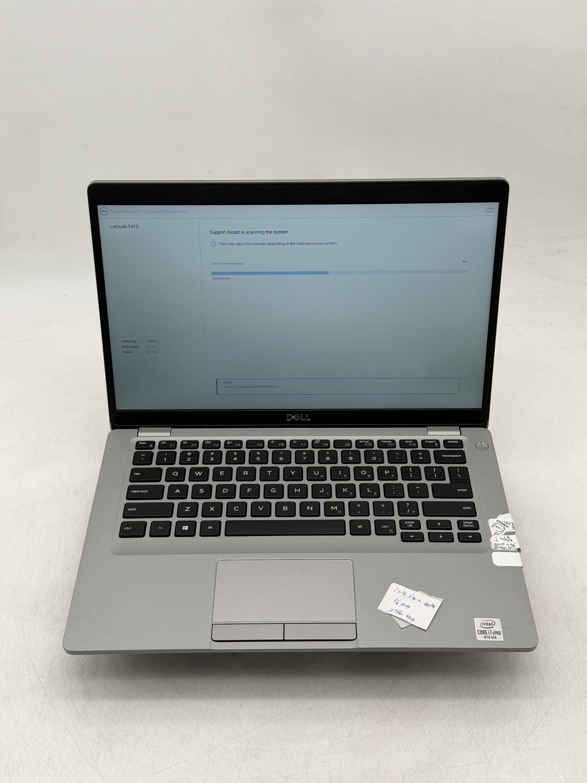 Dell Latitude 5410 14″ 16GB 256GB i7-10810U NO OS Read