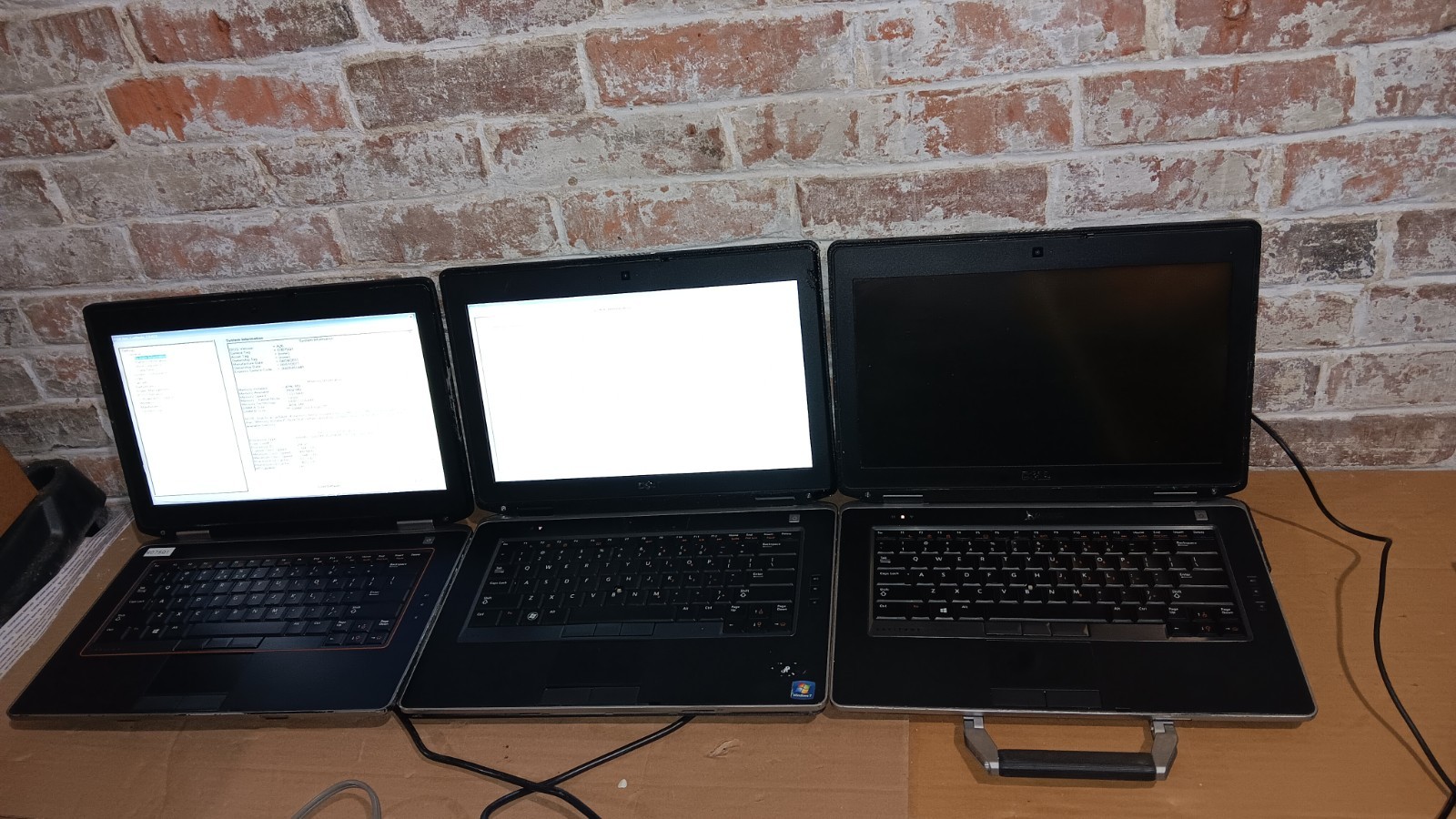 Lot of 3 Dell Latitude E6430 ATG E6420 Laptops Intel Core I5 CPU 14″ LCD Screen