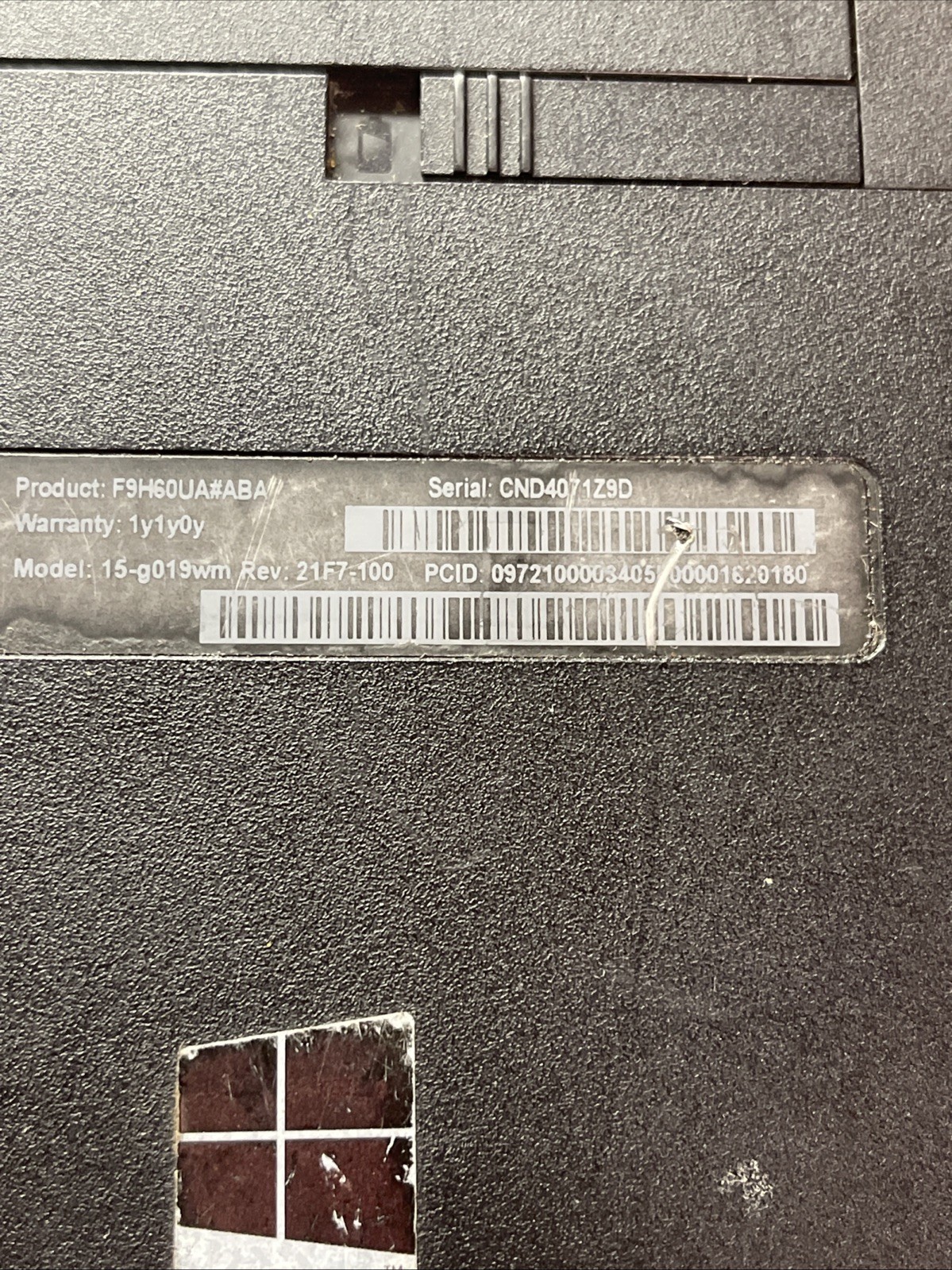 HP 15-g019wm 15.6″ Laptop Quad-Core 4GB 500GB HDD Windows 8 Parts Only Untested