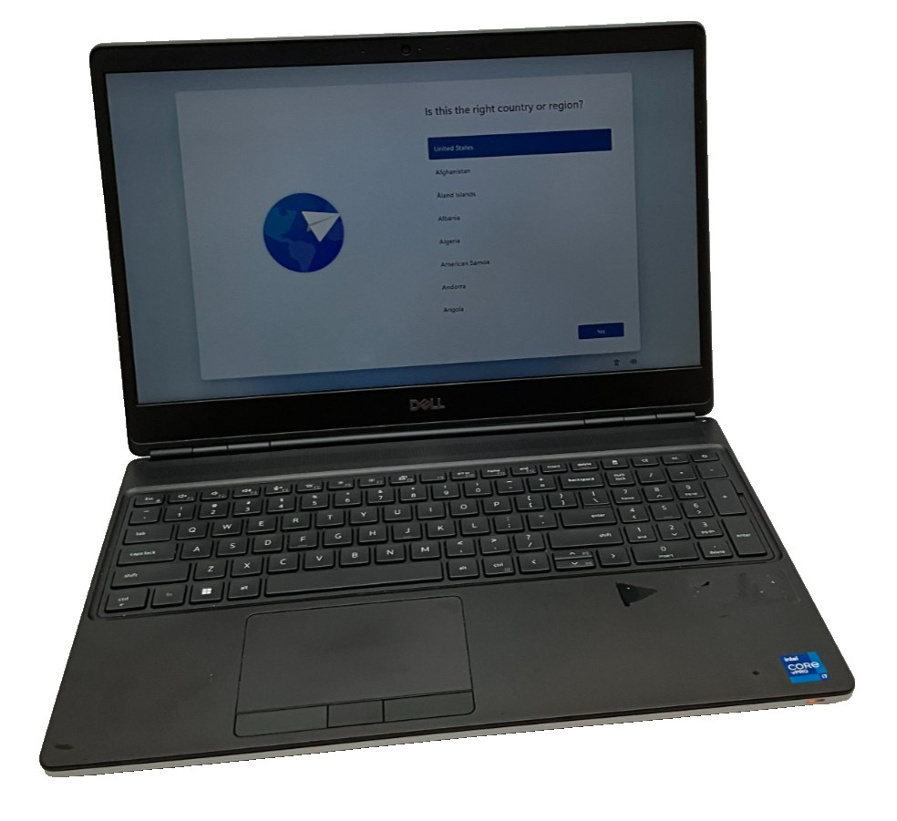 DELL Precision 7560 i7-11850H 2.5g 32GB 1TB T1200 15.6″ Win 11 LAPTOP G69D2J3