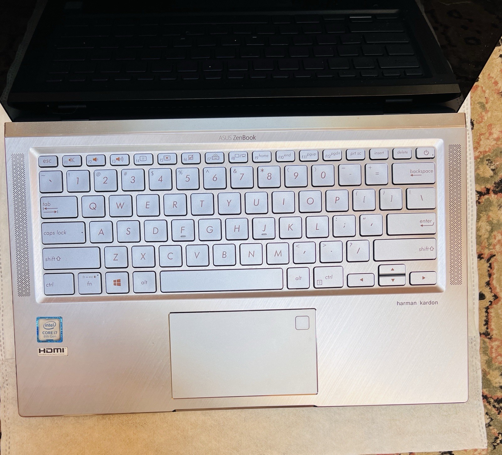 Asus Zen Book Ux431FA, I7 8th Generation @1.80GHz,8G,UHD Graphics,256G,Win11 Pro