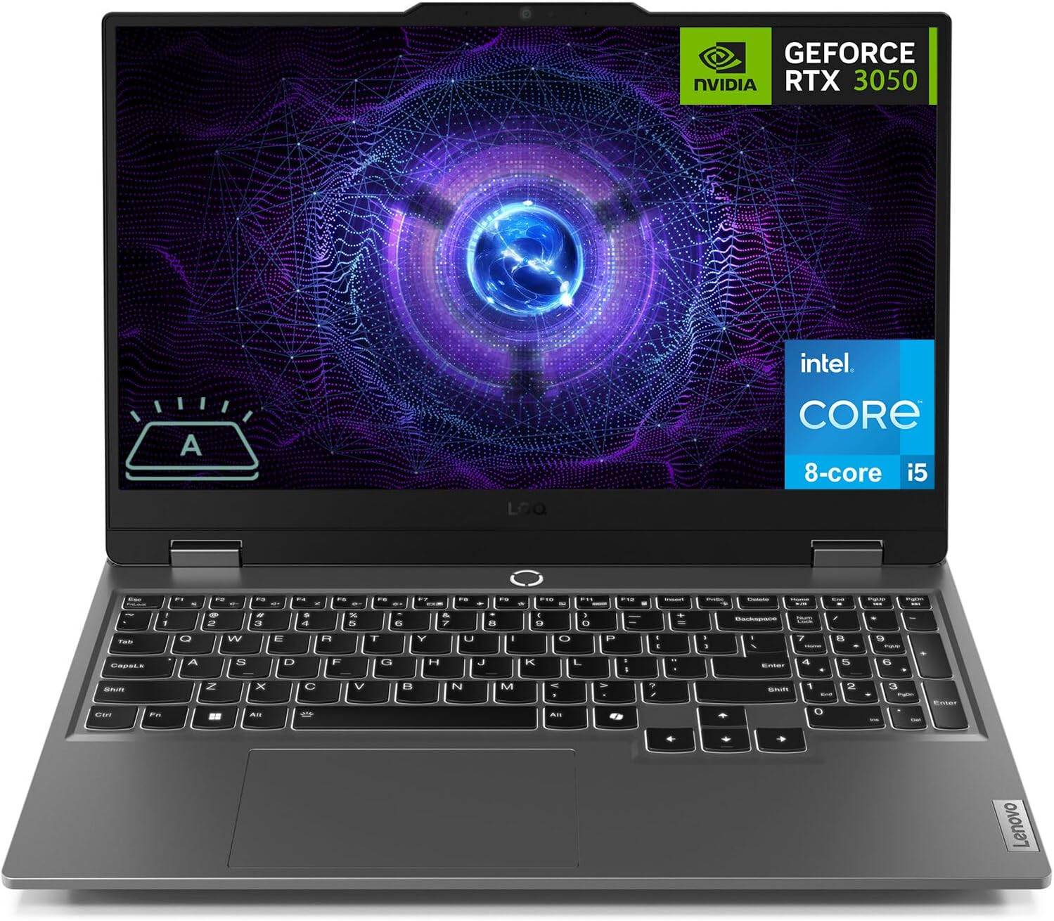 LOQ Gaming Laptop, 15.6″ FHD 144Hz Display, 8-Core Intel Core I5-12450Hx Process