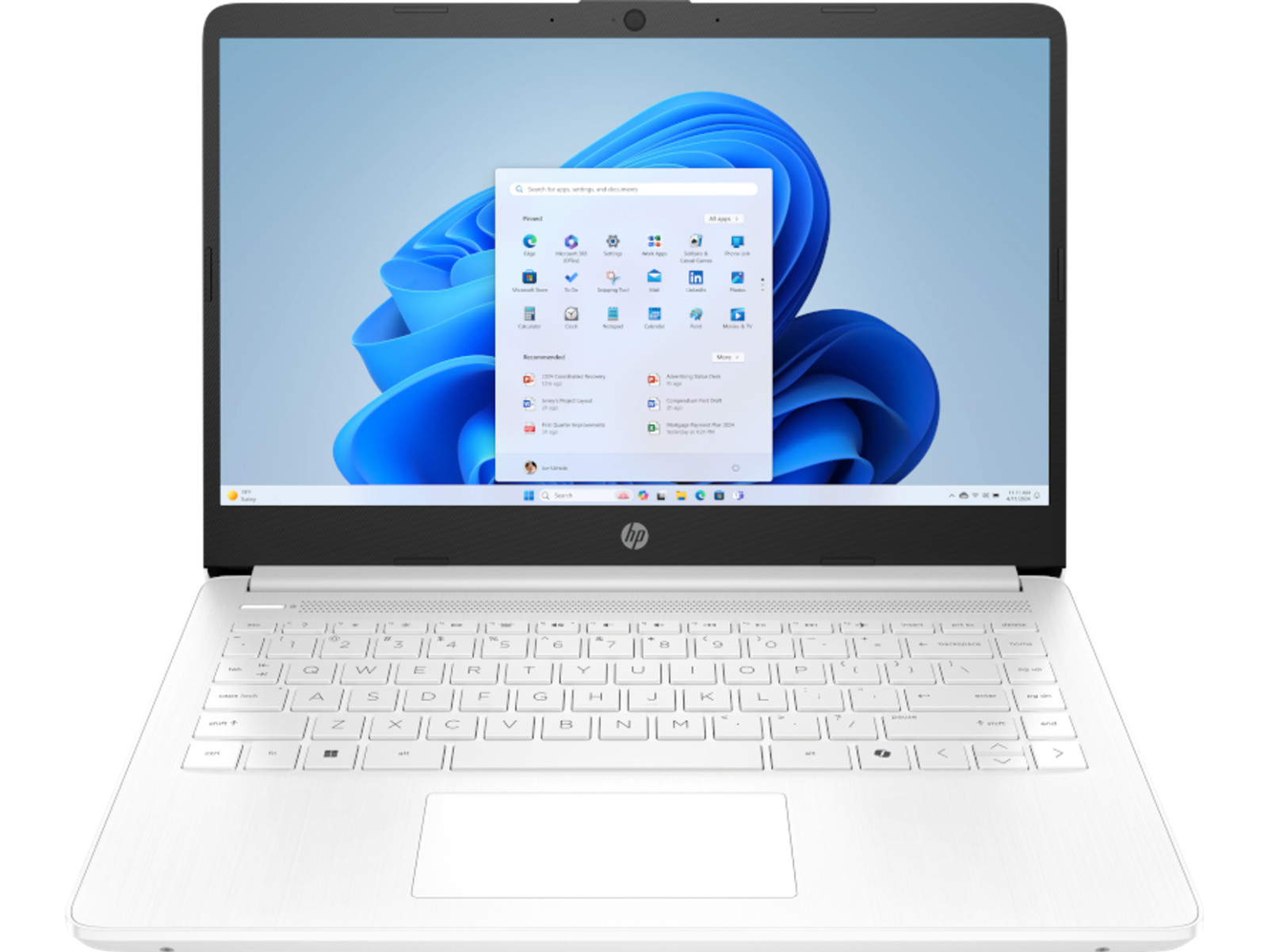 HP 14T-DQ600 14″ Full HD Notebook PC Intel N150 8GB 128GB WiFi SnowFlake White