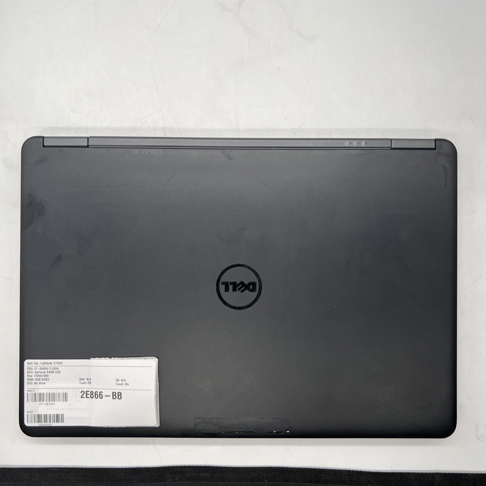 Dell Latitude E7450 i7 5600U 2.6GHz 8GB RAM No Drive No OS No Battery