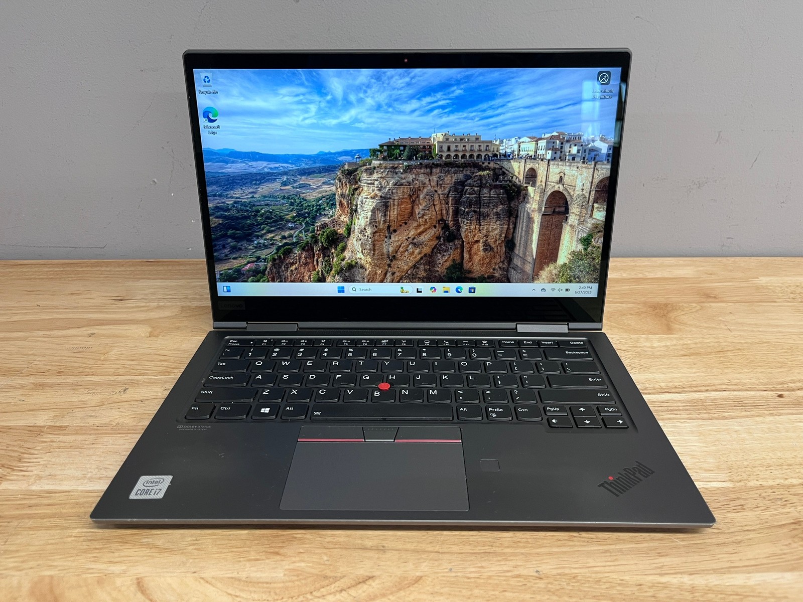 Lenovo ThinkPad X1 Yoga 5th Gen 13.3″ TOUCHSCREEN Laptop i7, 256GB SSD, W11