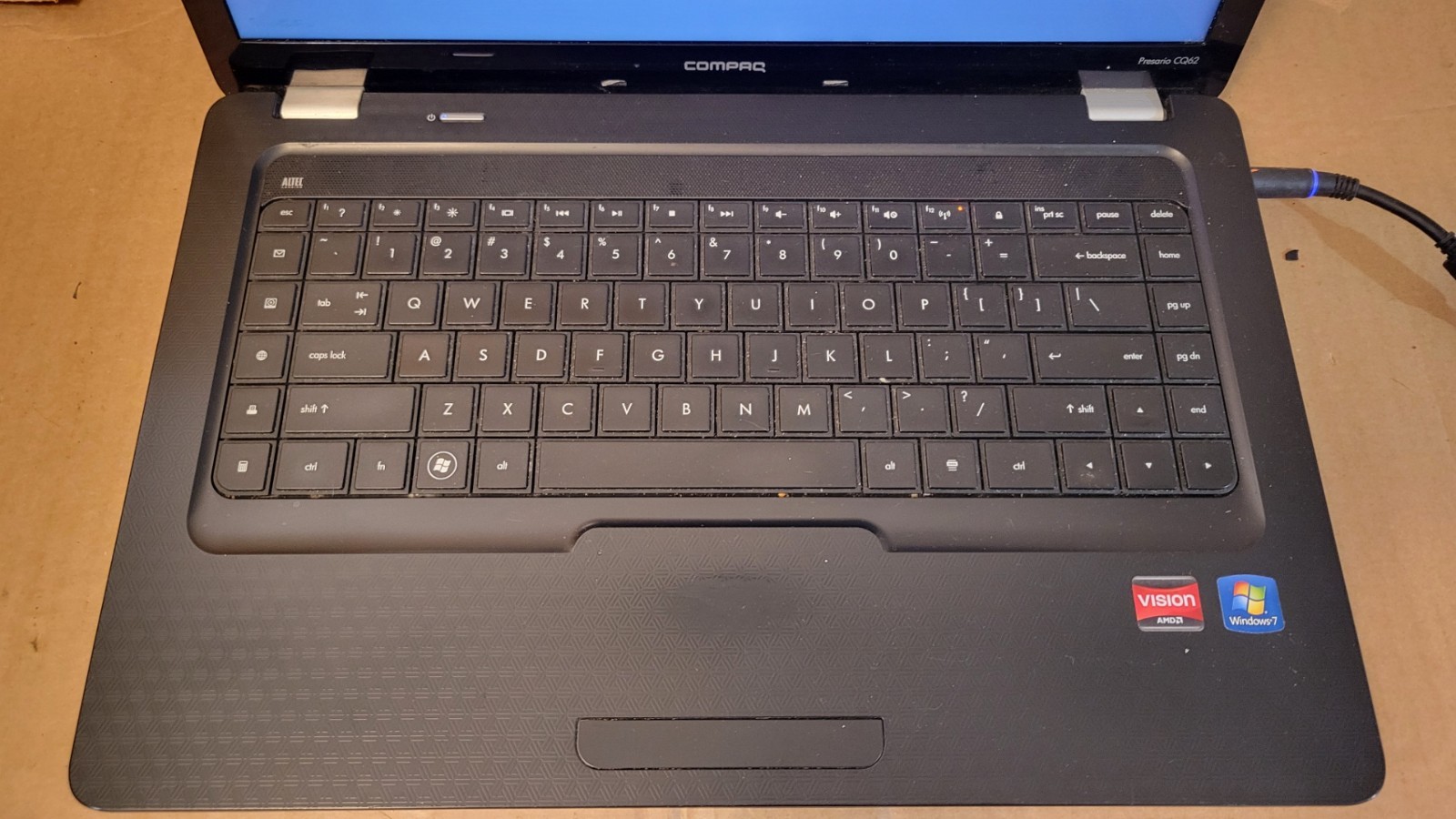 COMPAQ PRESARIO CQ62 Athlon II P320 2.10 GHZ 6gb Ram BOOTS TO BIOS