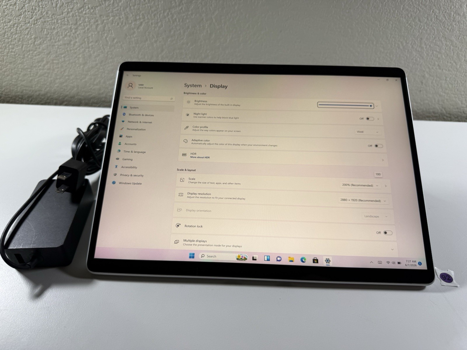 Microsoft Surface Pro 8 (1982) i5-1145G7 – 16GB RAM – 256GB 120Hz – Win 11 Pro