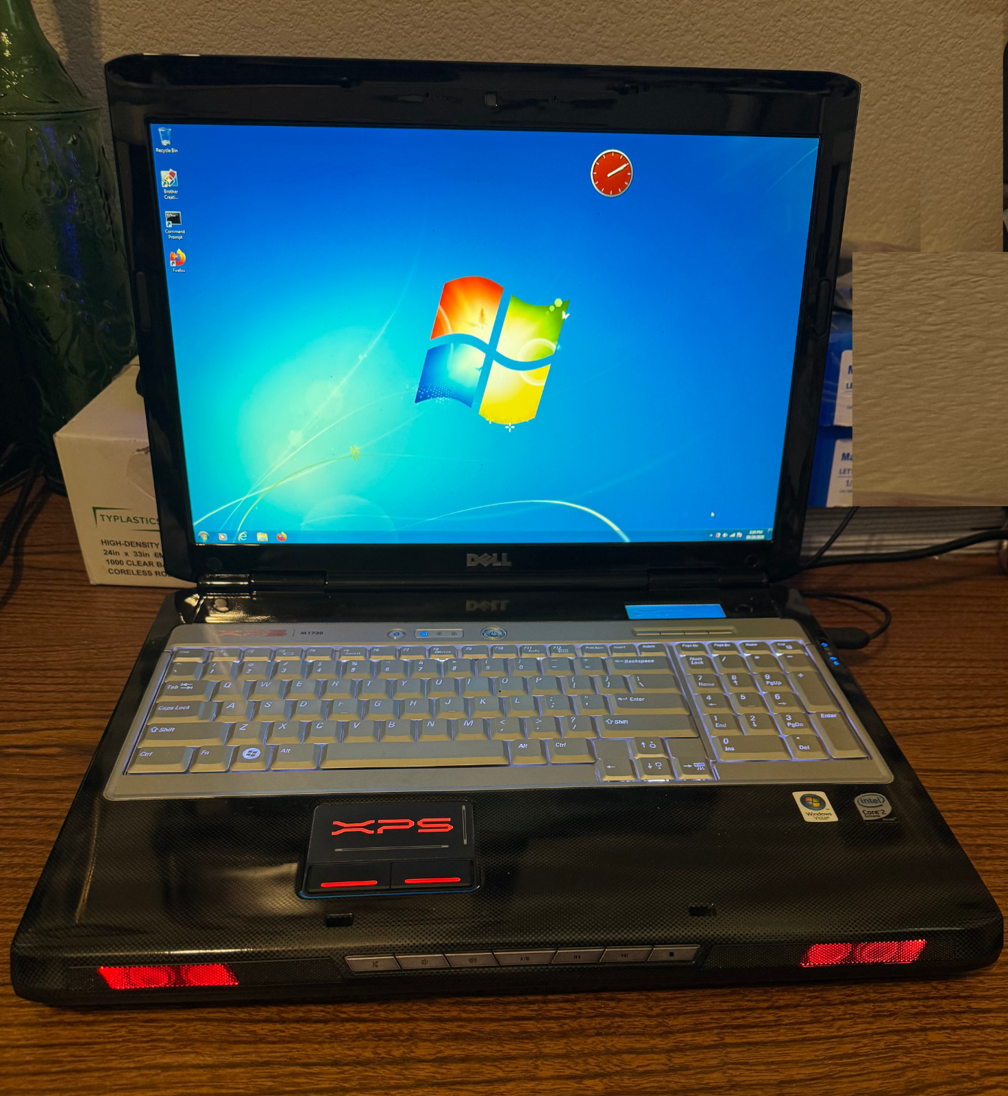 Dell XPS M1730 Laptop Computer 17” Screen Windows7 Pro,C:Drive465GB,D:Drive698GB
