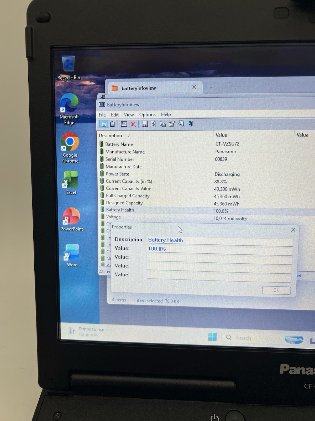 Panasonic Toughbook CF-53 i5-3340M 2.7GHz 16GB Ram, 500GB SSD, TOUCH