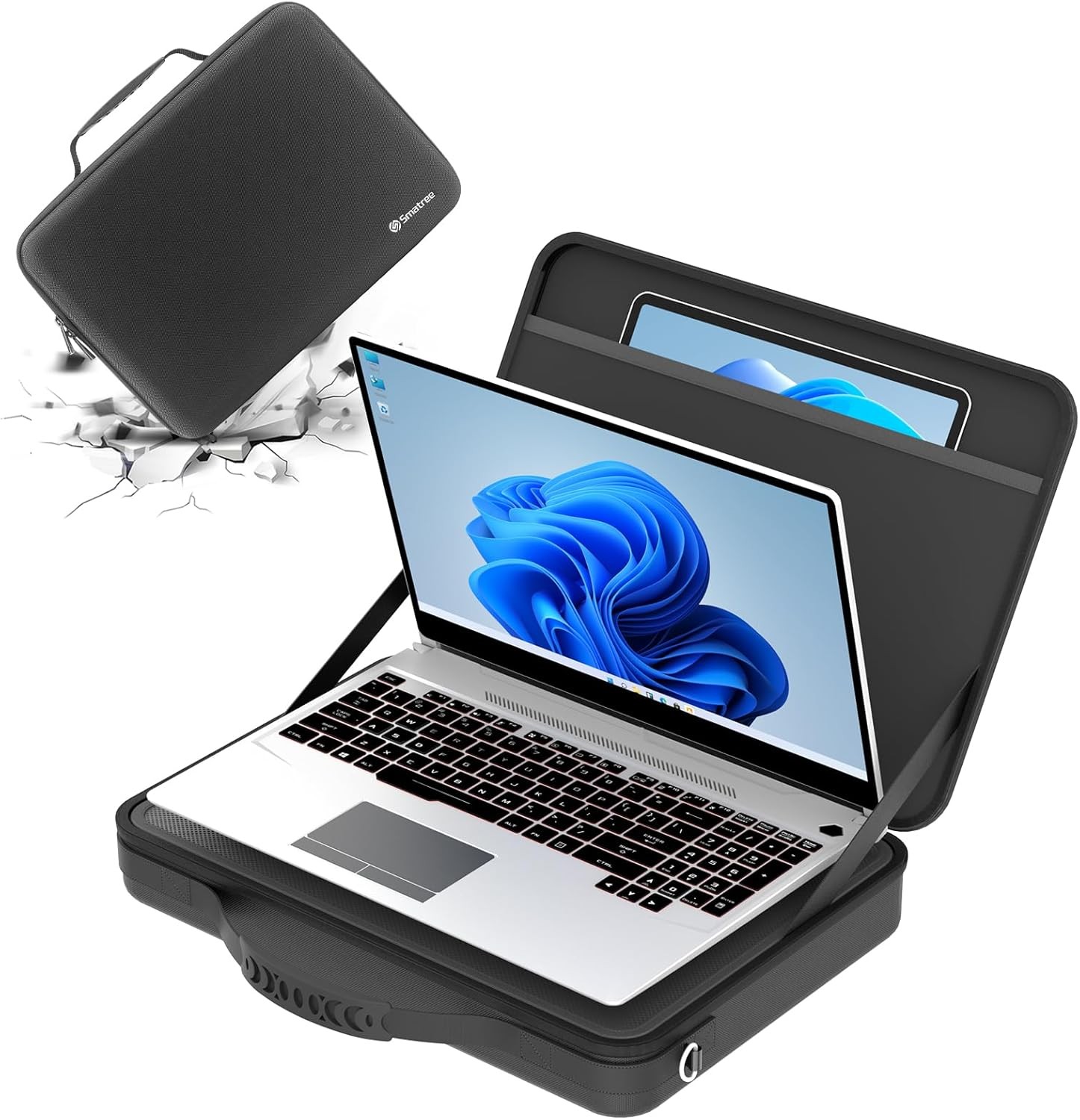 Smatree Black Shoulder Case with Handle for 16″ HP OmniBook 7 Flip/X Flip Next G