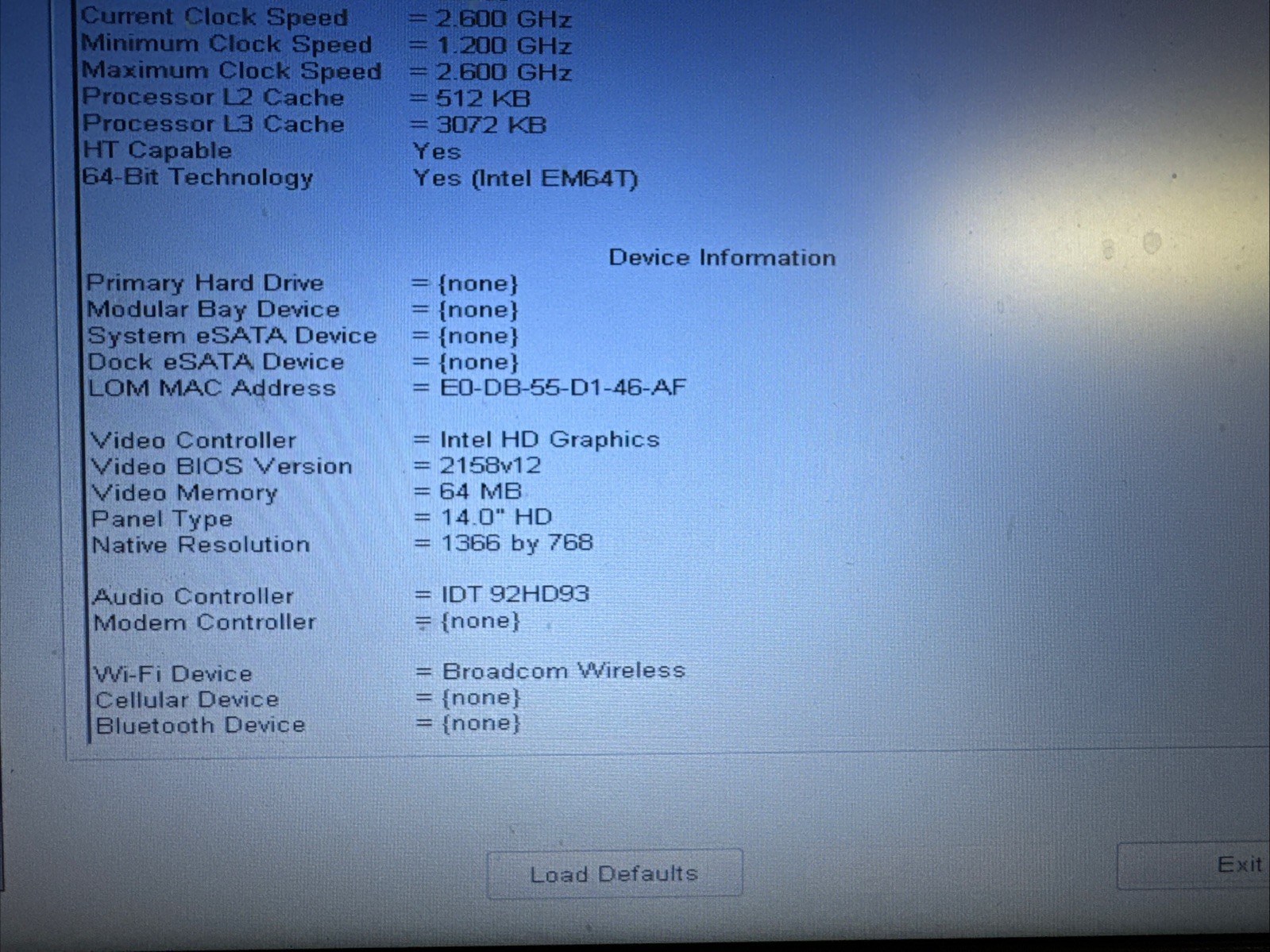 Dell Latitude E6430 14 Inch Laptop For Parts/Repair