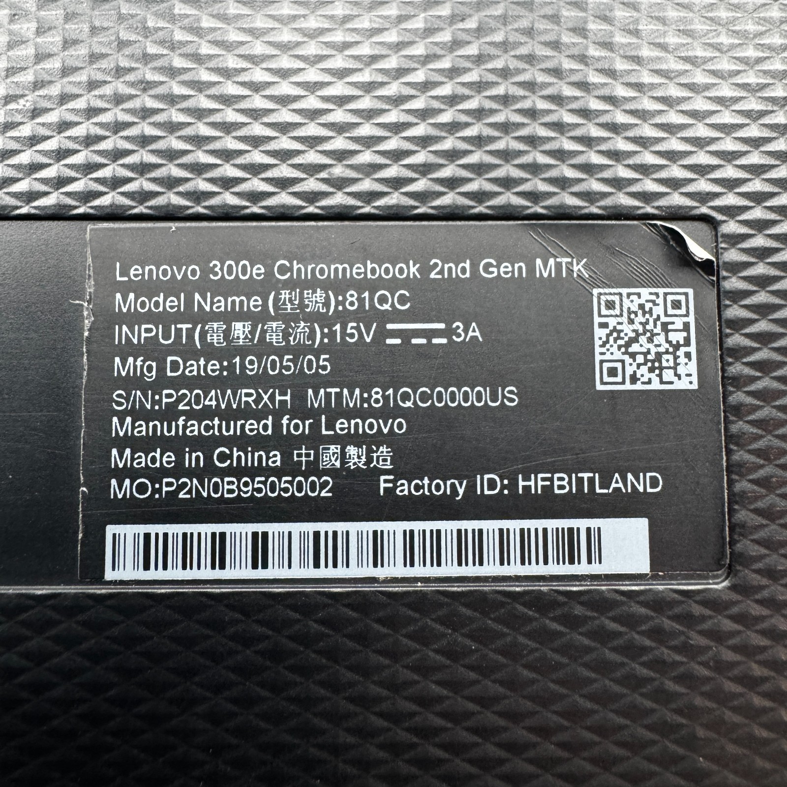 Lenovo 300e chromebook 2nd Gen MTK model 81QC 2-in-1 Touch 32GB – 11.6″