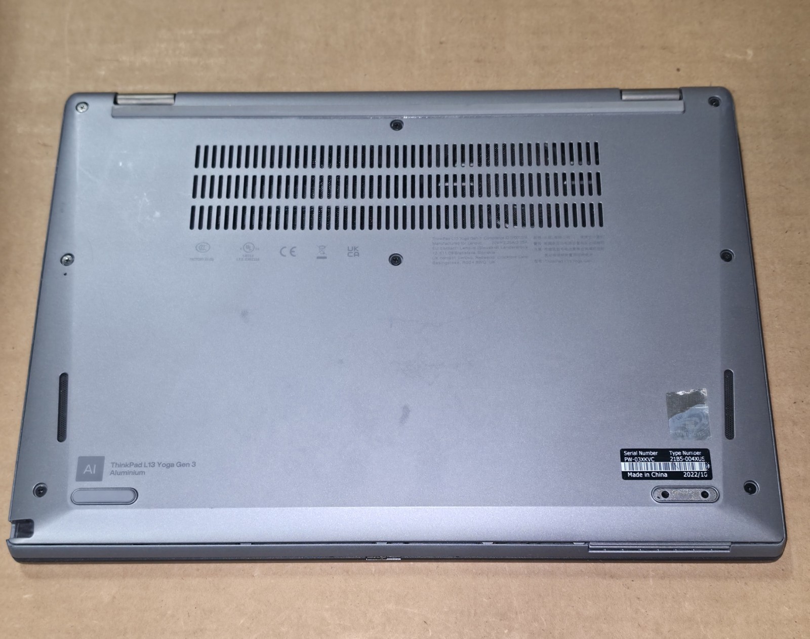 Lenovo ThinkPad L13 Yoga Gen 3 13.3″ 2-in-1 Ryzen 7 PRO 5875U 16GB 256GB NVMe