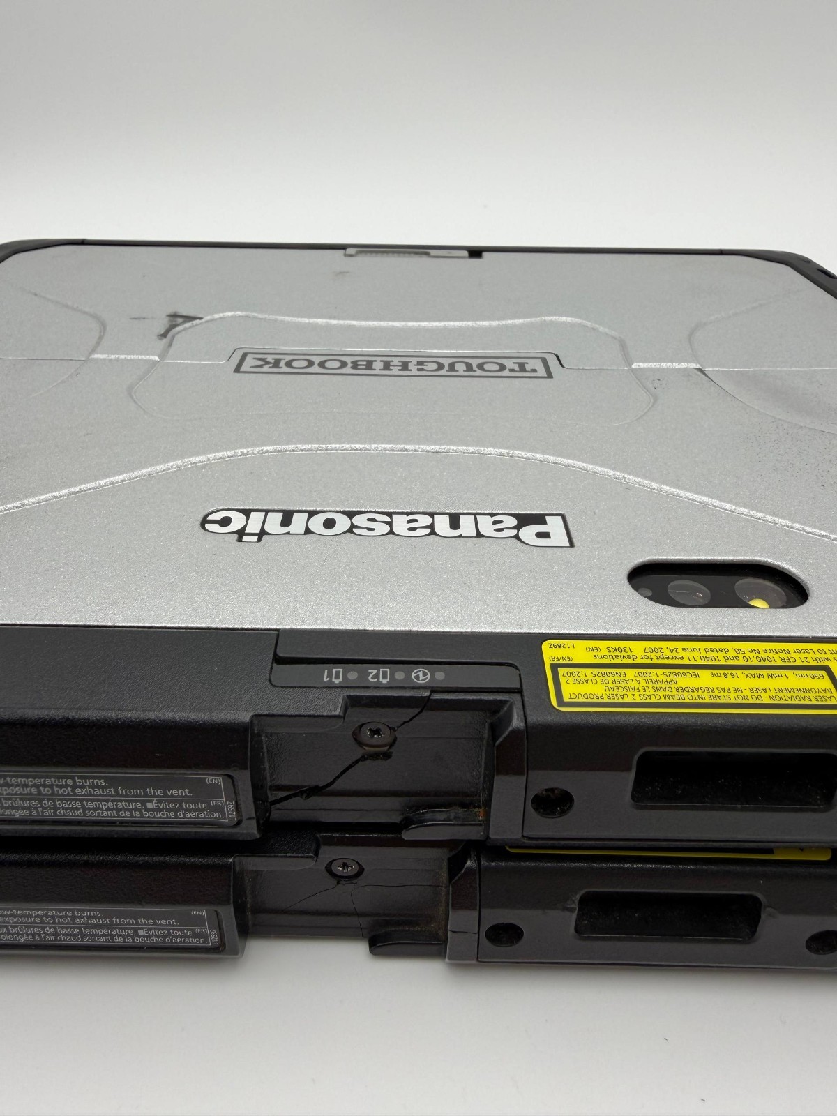 Lot of 2 Panasonic Toughbook CF-33 i7-7600 16GB LTE /dGPS/Barcode LCD defects