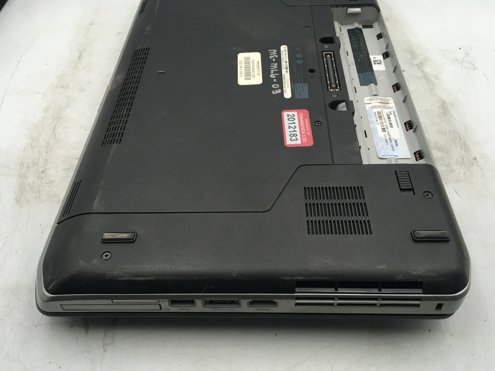 DELL LATITUDE E5530 – BOOTS TO BIOS/LOCKED – INTEL I3 3120M – 4GB RAM – READ -BB