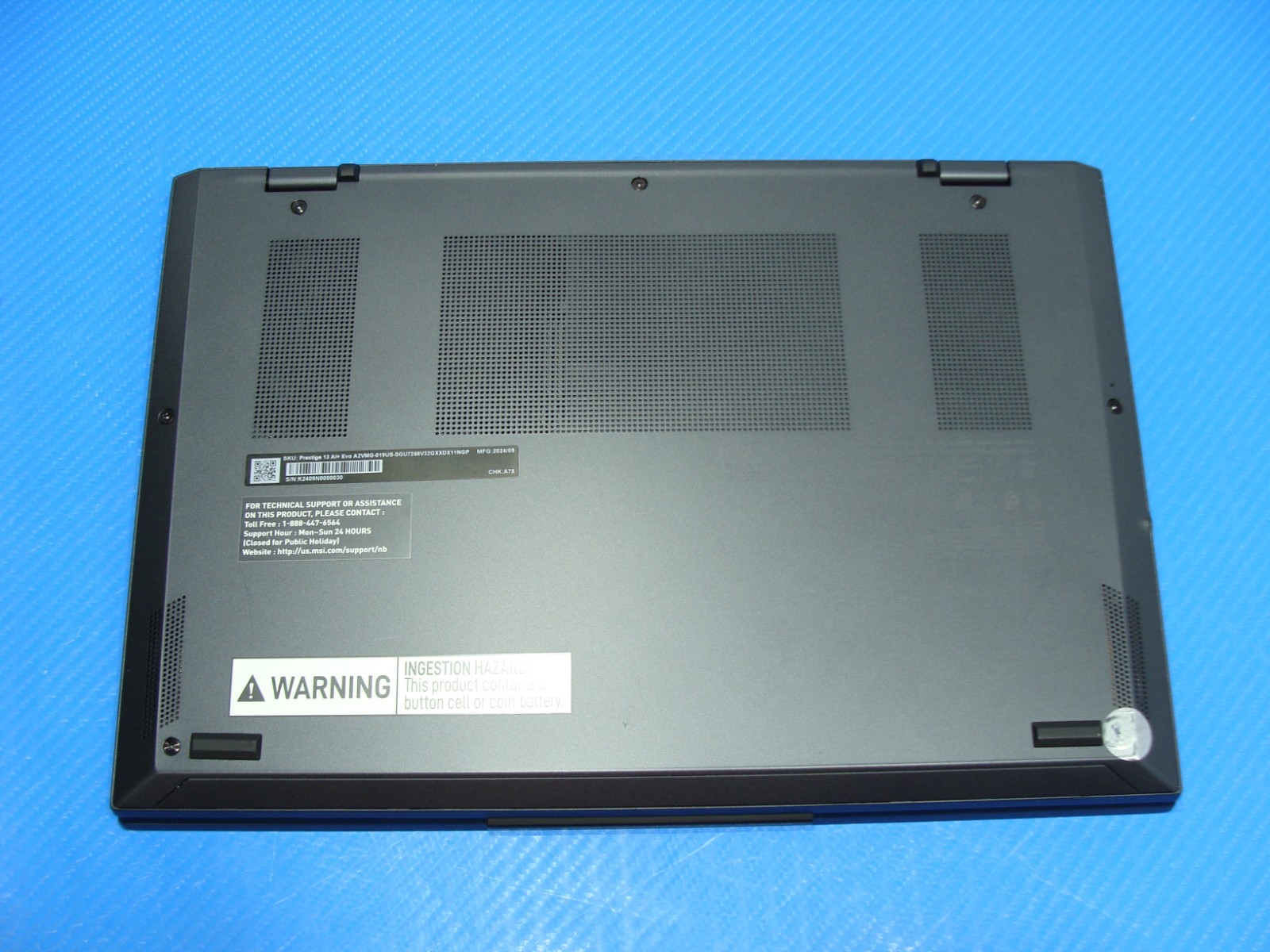 MSI Prestige 13 AI+ Evo A2VMG 13.3″OLED ULTRA 7 258V 2.2GHz 32GB 2TBSSD ARC 140V