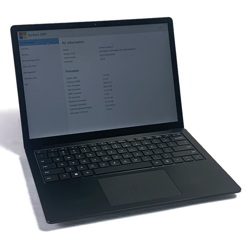Microsoft Surface Laptop 5 1951 13.5″ i7-1265U 1.8GHz 16GB 256GB NVMe SSD -Win11