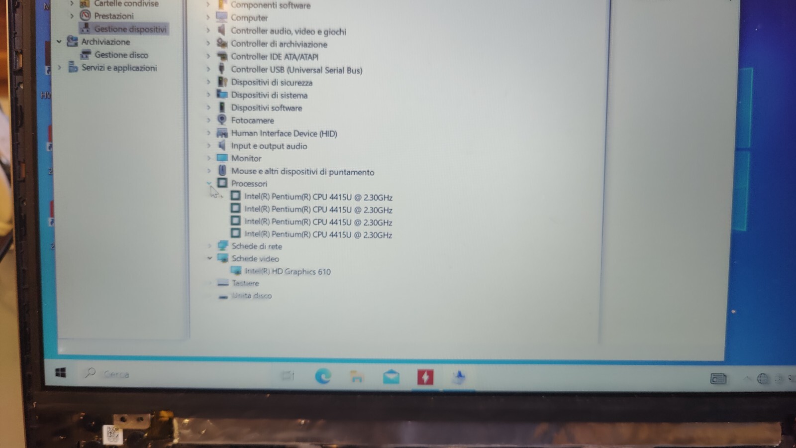 LENOVO 520-14 320S-14 SCHEDA MADRE LA-E541P INTEL 4415U INTEL HD 610