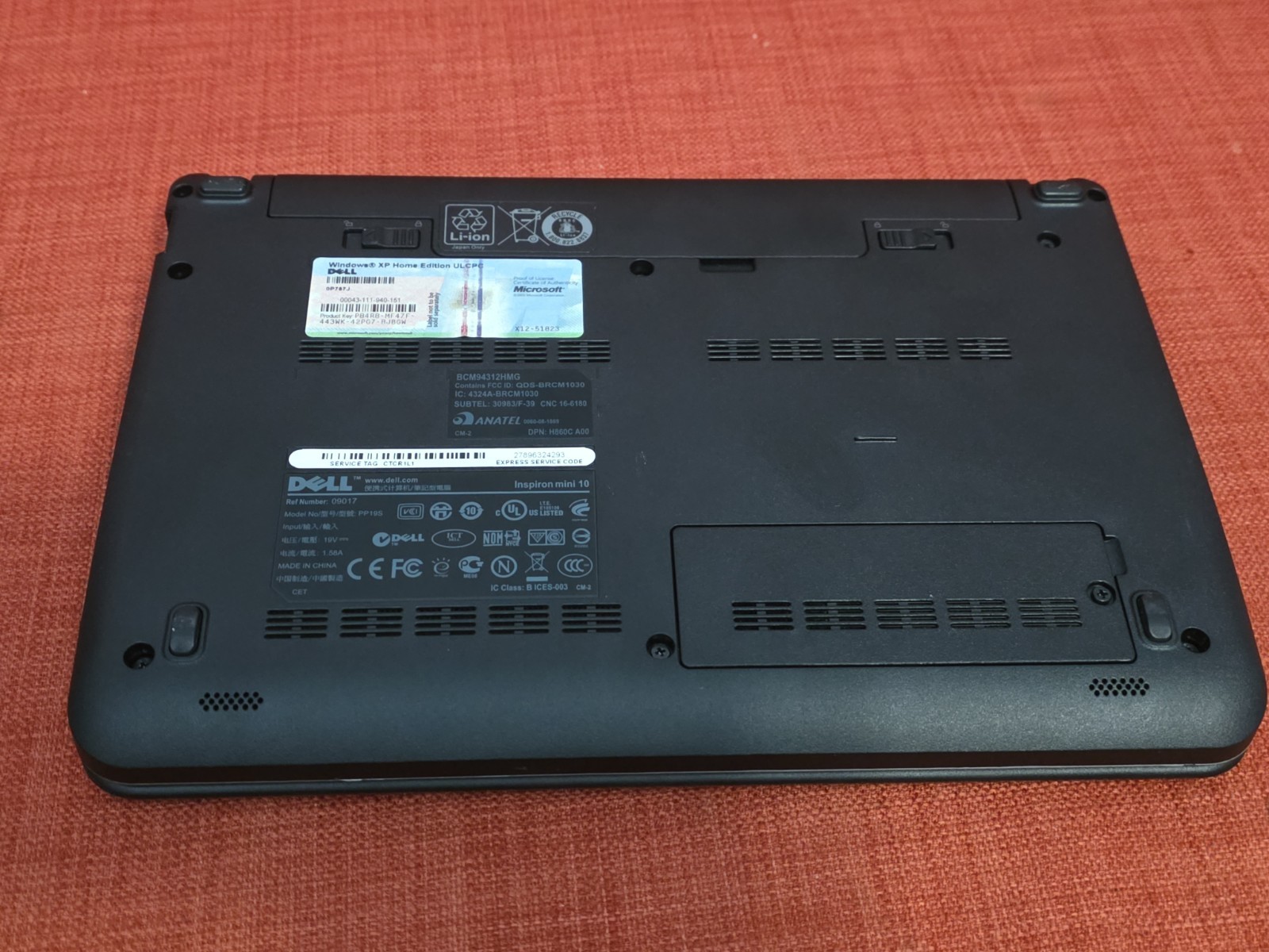 Dell Inspiron Mini 10 For Parts **READ**