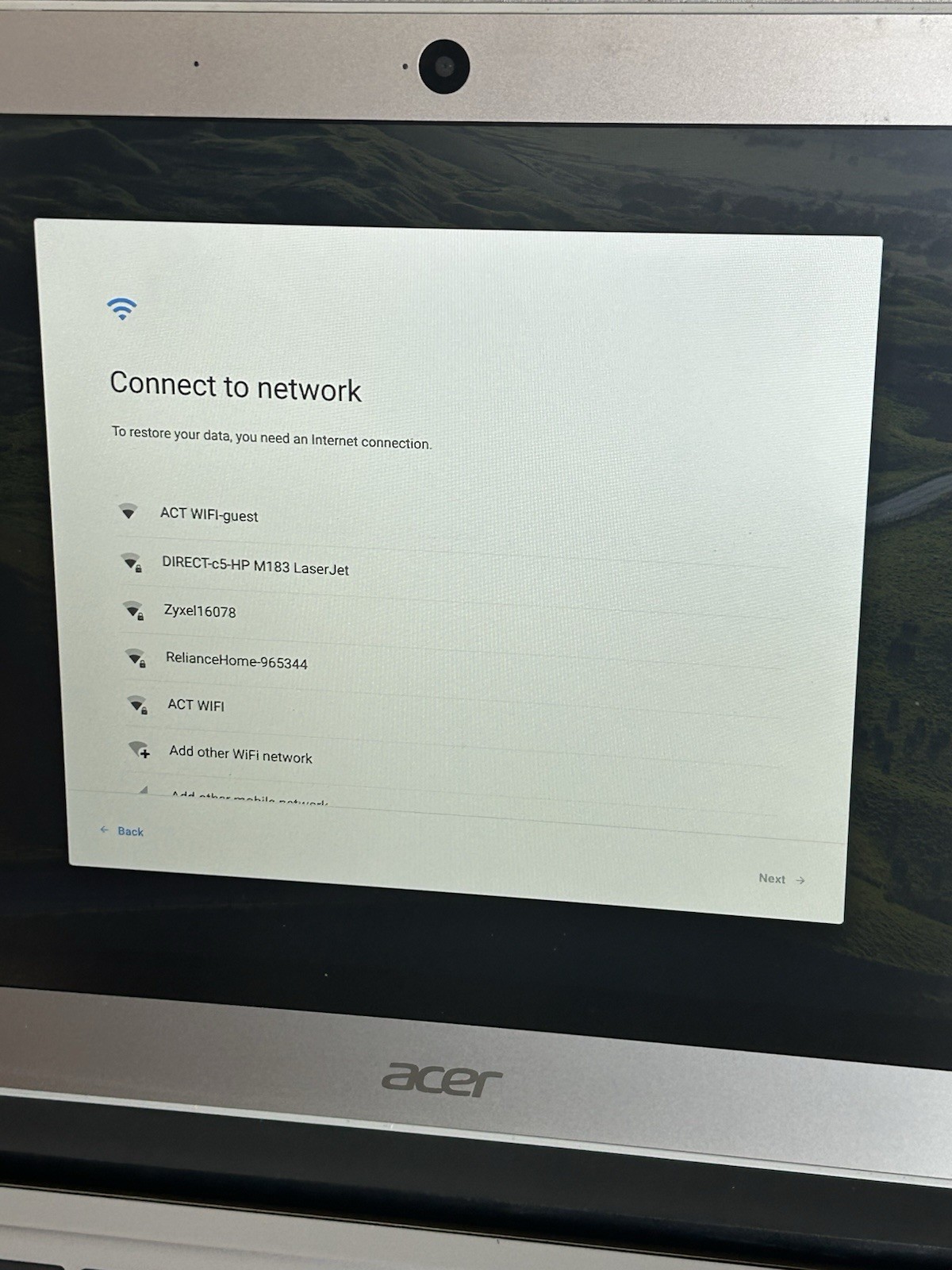 Acer Chromebook 14 Cb3-431 2017 Working w/ **BAD BATTERY / PARTS or Repair