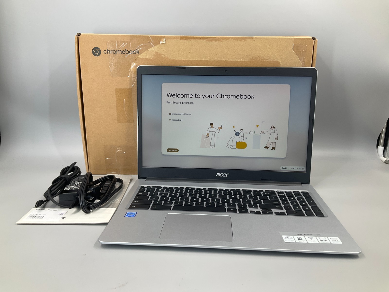 ACER CHROMEBOOK 315 CB315-3H N4020 4GB 32GB 15.6 WORKS ON AC ONLY ✅ 🇺🇸