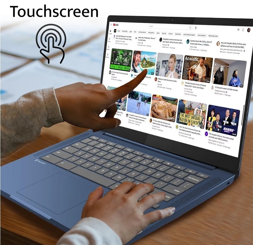 Lenovo IdeaPad Slim 3 Chromebook Laptop 14″ Full HD, MediaTek Kompanio 520