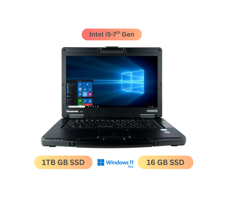 Panasonic Toughbook CF-54 MK3 i5 7300 2.6GHz 1TB SSD Non touch Win11 Grade A