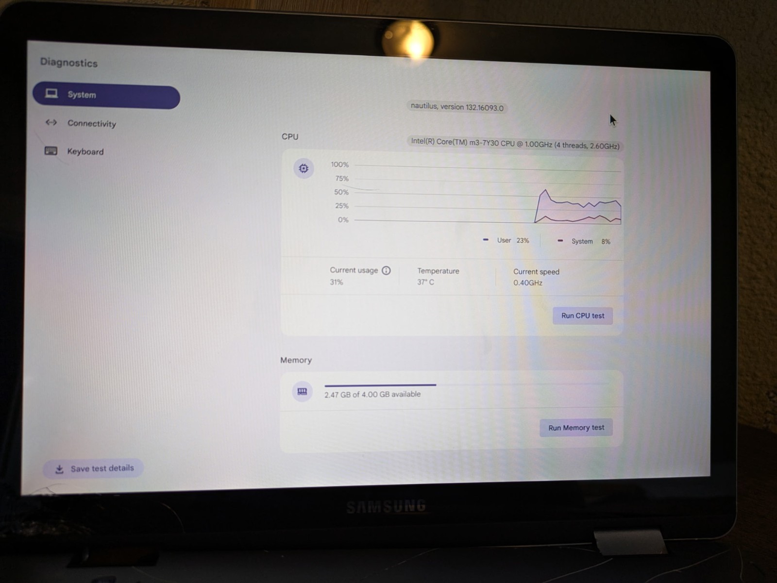 Samsung Chromebook Plus v2 – For Parts