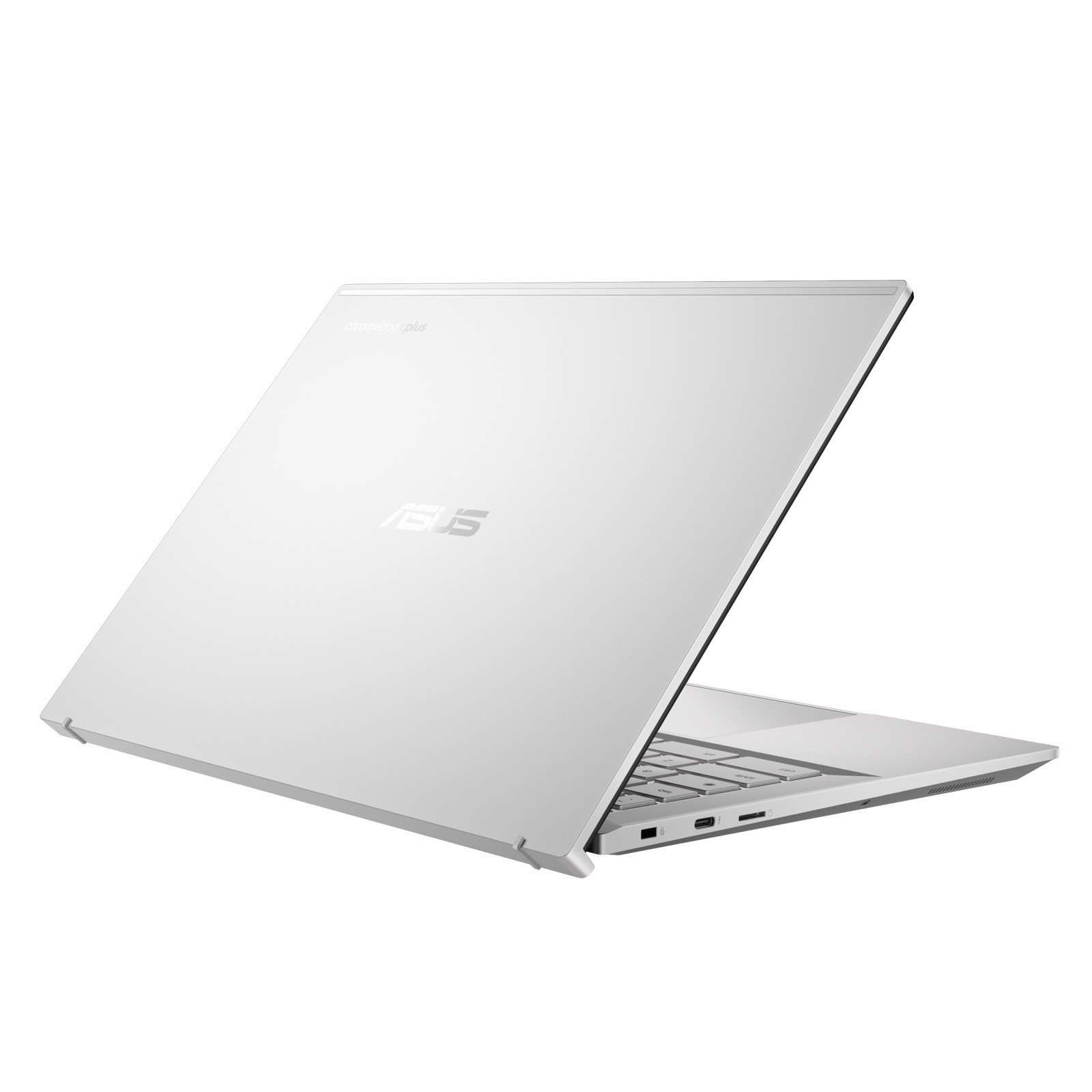 ASUS ExpertBook CX54 Chromebook Plus 14” (16/256GB, Fog Silver) w/ Protection