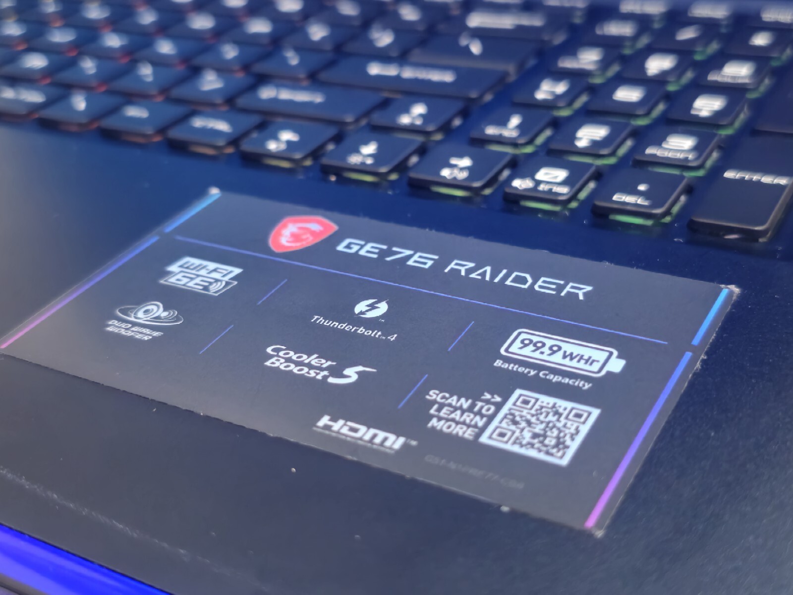 MSI GE76 Raider | RTX 3060 | Intel Core i7 11th gen | 32GB RAM