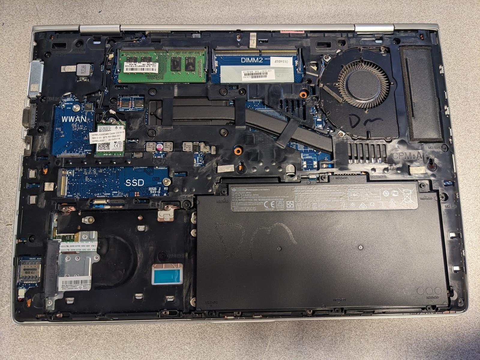HP PROBOOK 640 G4 i5-8350U @ 1.70GHz, 8GB RAM, NO HDD/OS