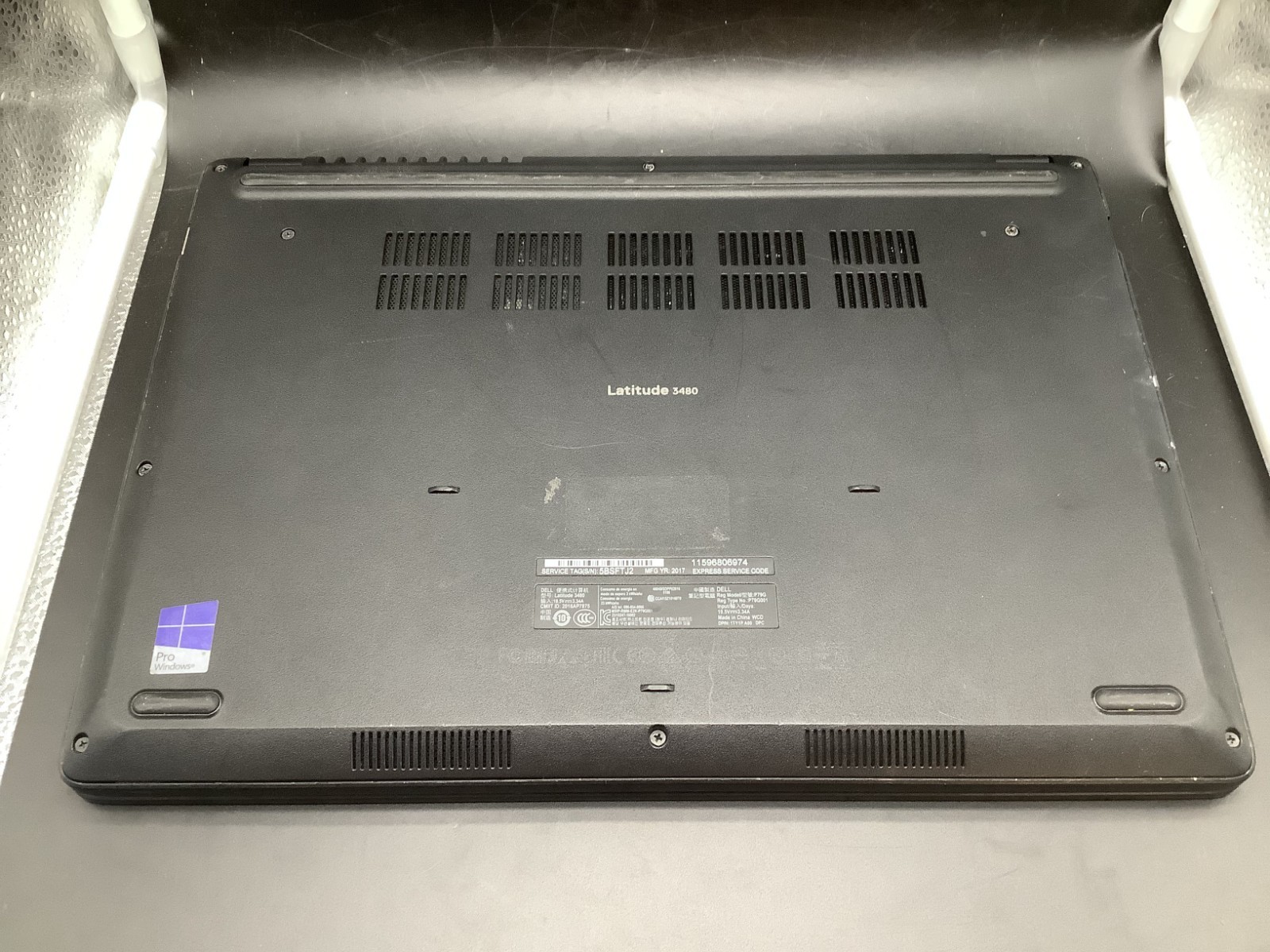 Dell Latitude 3480 Laptop i3-7100U 2.4GHz 4GB RAM 128GB SSD Win 11 Pro Read Desc