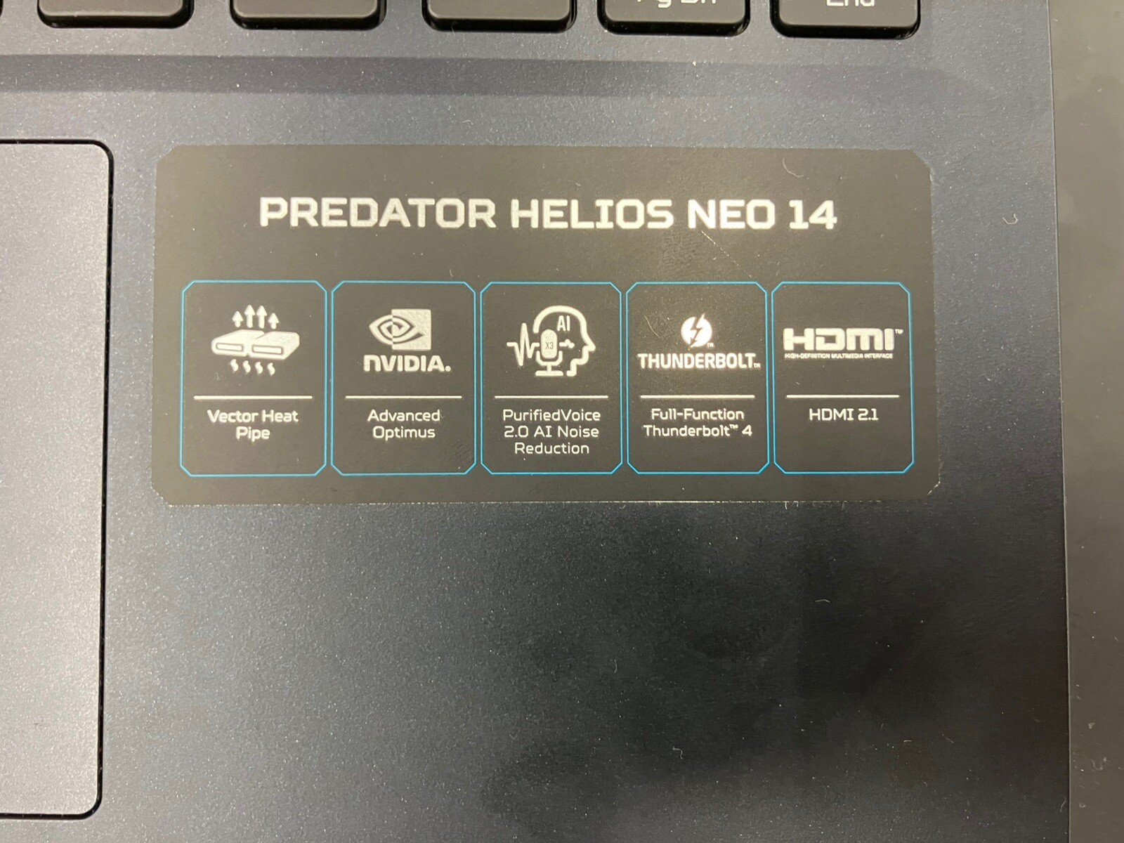 Acer Predator Helios Neo 14 14”, RTX 4070, Intel Core Ultra 7- 16 GB Ram, 1TBSSD
