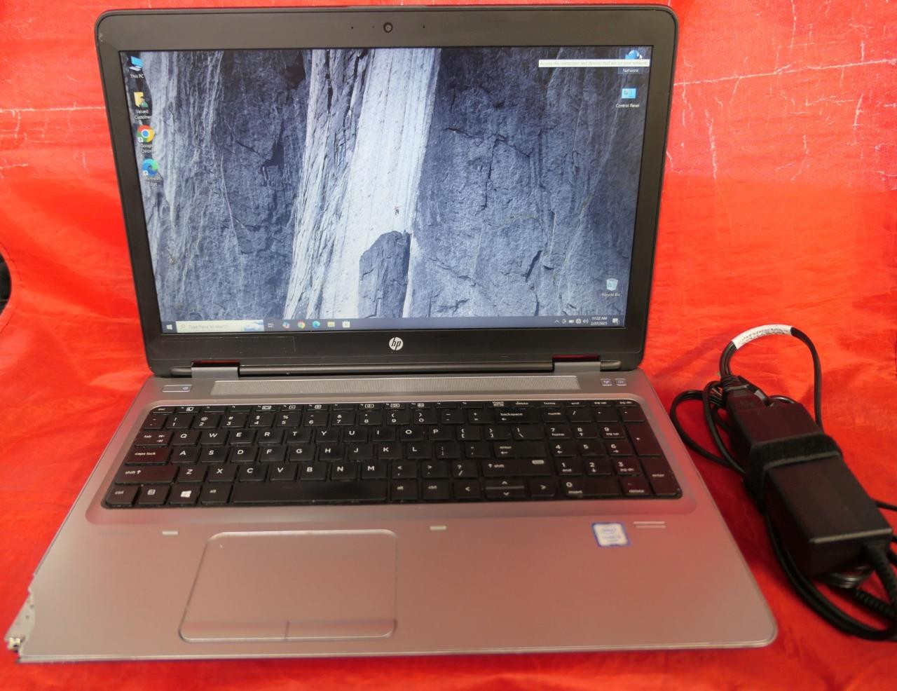 HP ProBook 650 G2 Win 10 Pro 256GB NVME M2 8GB Ram 64 Bit w Power Adapter