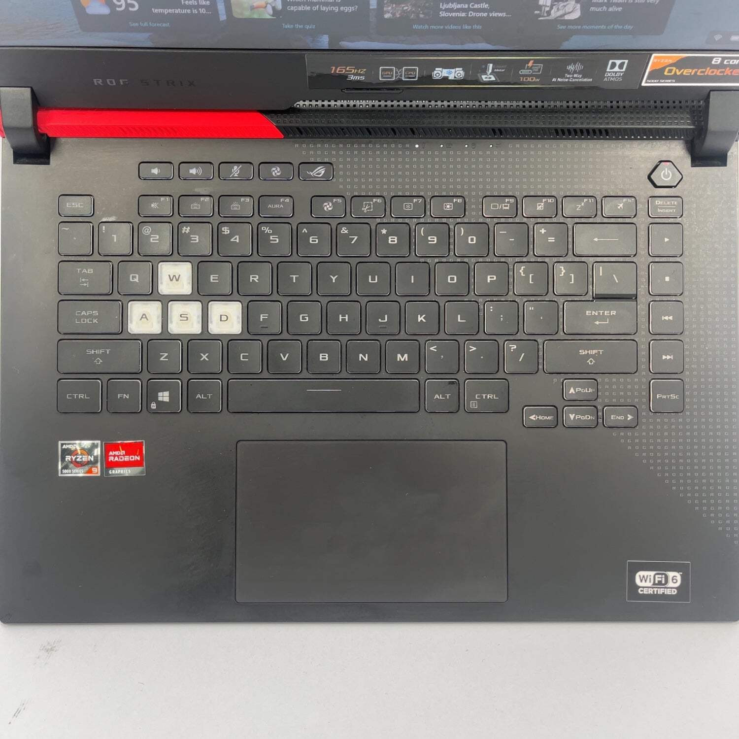 Asus ROG Strix G15 15.6″ Ryzen 9 5980HX 32GB RAM 512GB SSD AMD Radeon RX 6800M
