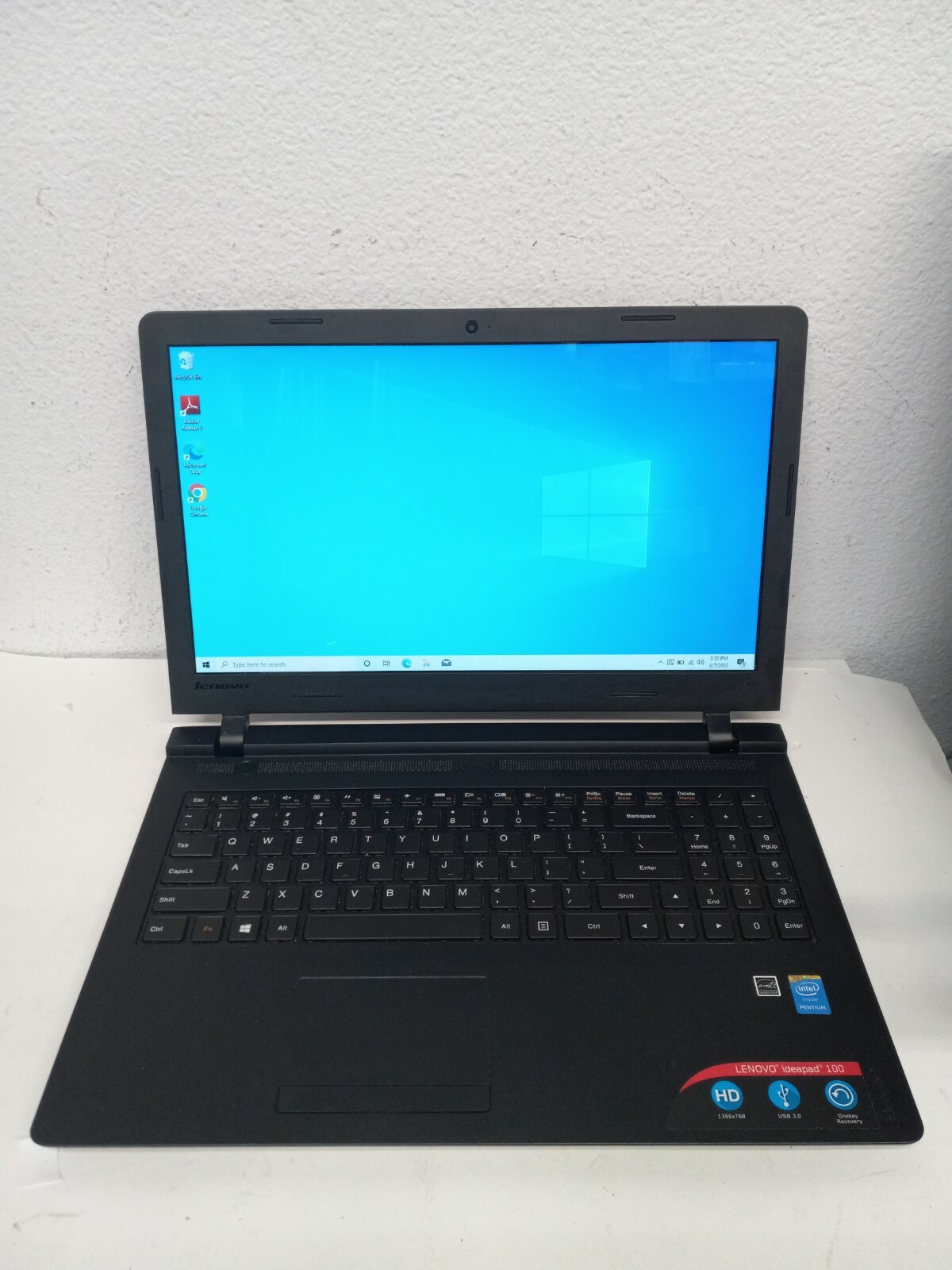 Lenovo IdeaPad 100-15IBY 15.6″ Intel Pentium N3540 2.16GHz 4GB Ram BT DVD Win10H
