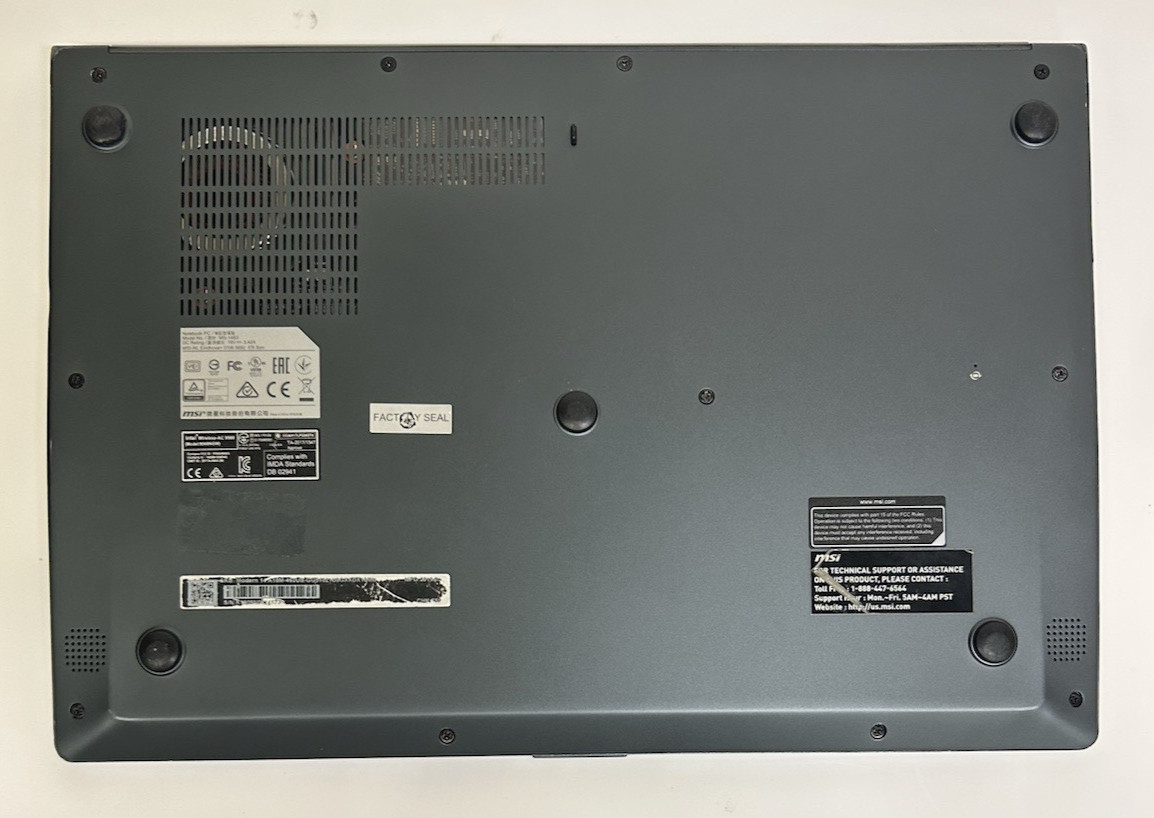 MSI Modern 14 A10M Laptop Intel i5-10210U @1.6GHz – 8GB RAM – 256GB NVMe – W11H