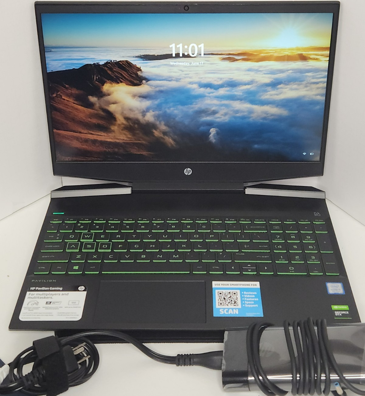 HP Pavilion Gaming Laptop 15.6″ GTX 1050 i5-9300H 16GB RAM 256GB SSD Windows 11