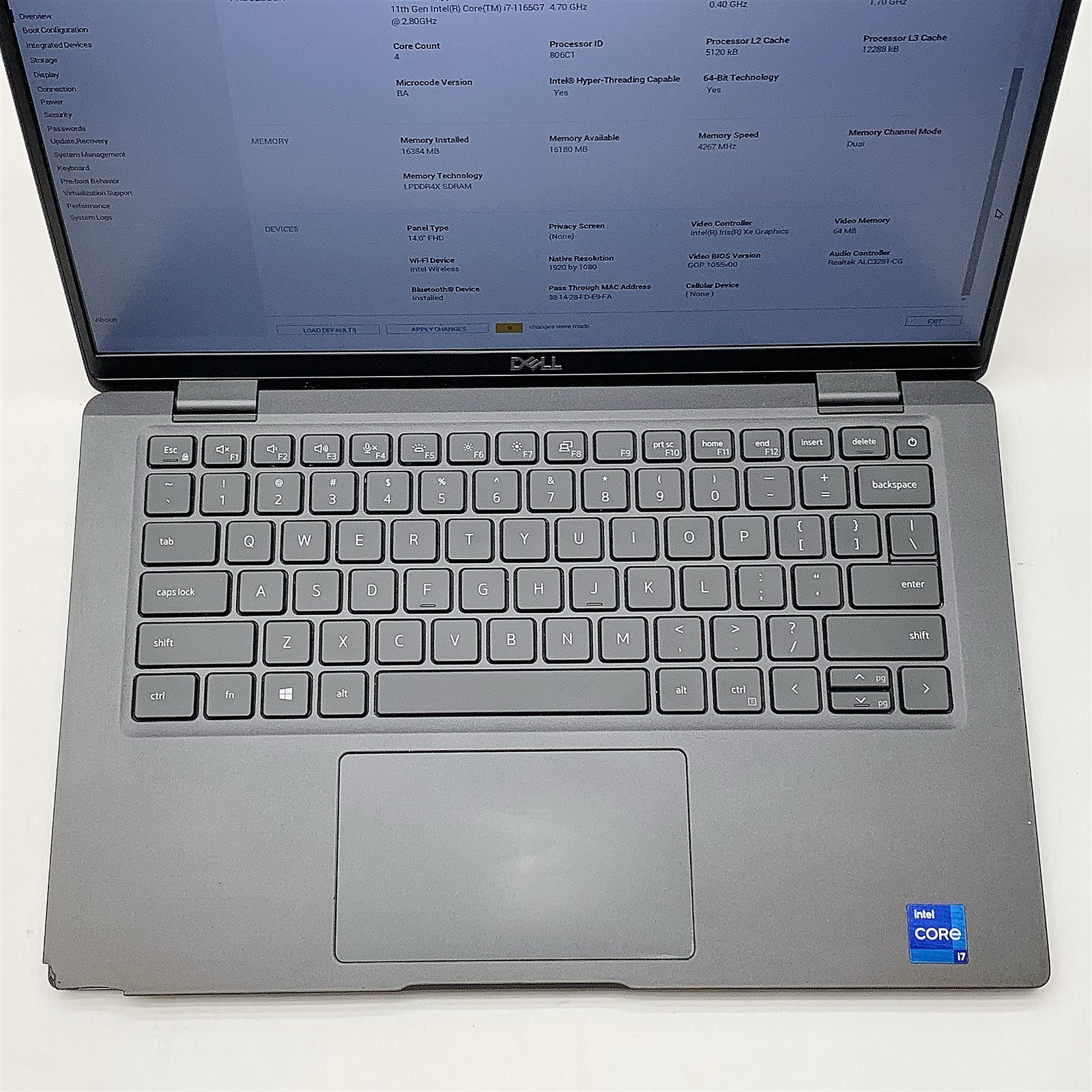 Dell Latitude 7420 Laptop Intel Core i7 1165G7 2.80GHZ 14″ FHD 16GB RAM NO HDD