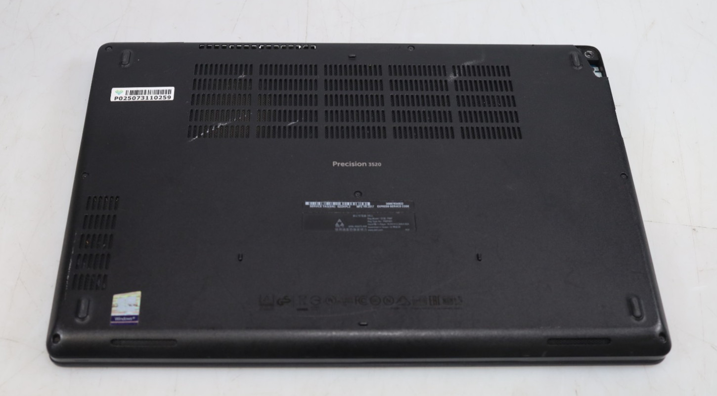 Dell Precision 3520 15.6″ Intel i5-7440HQ 8GB DDR4 Quadro M620 No HDD COA OS