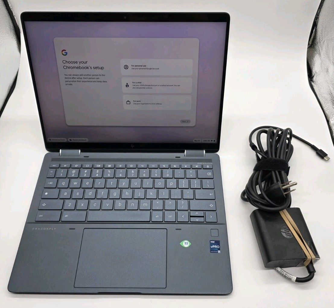HP Elite Dragonfly Chromebook 13.5″ QHD Touch I7-1265U 32GB 512GB WIFI CHROME