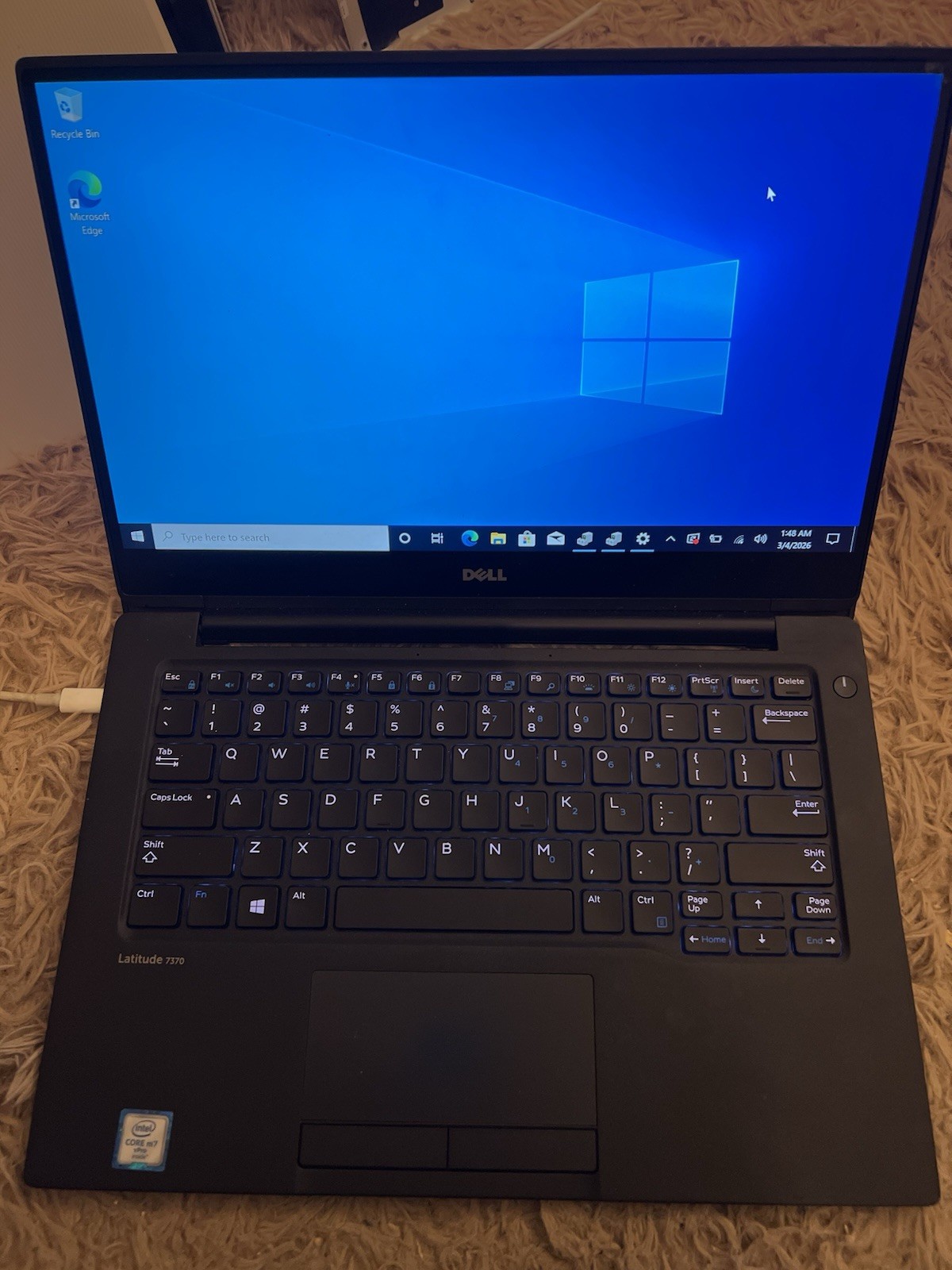 Dell Latitude 7370 Core m7 m7-6Y75 Touch Screen 512 Ssd 8 Gig Ram Please Read