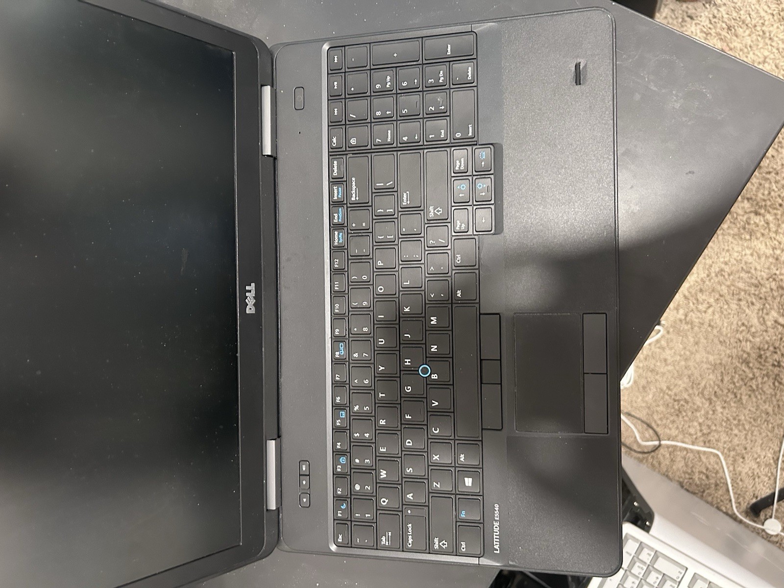 Broken Dell Latitude 5531 Laptop, Black, Doesn’t Turn On.